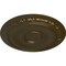Ekena Millwork Caputo Ceiling Medallion (Fits Canopies up to 6"), Hand-Painted Brass, 24 1/4"OD x 1 1/2"P CM24CABRS - alternate 2